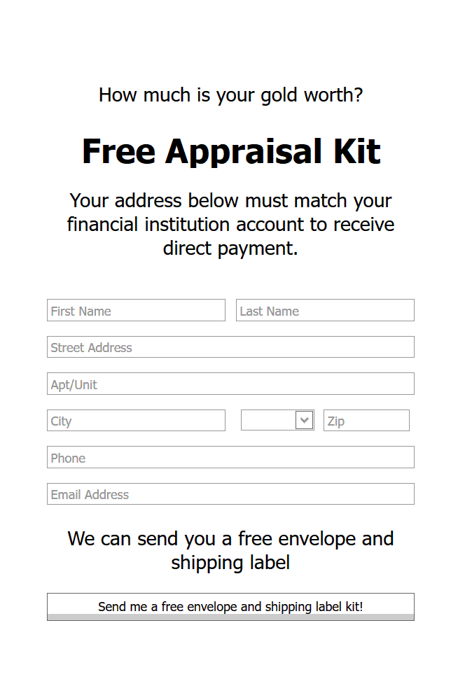 Order a Free Appraisal Kit